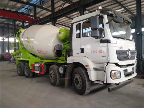 陜汽M3000前四后八10方攪拌車，輕量化底盤，整車不超重，價格便宜
