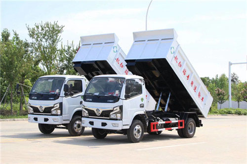 東風國六小多利卡自卸垃圾車垃圾轉運小能手