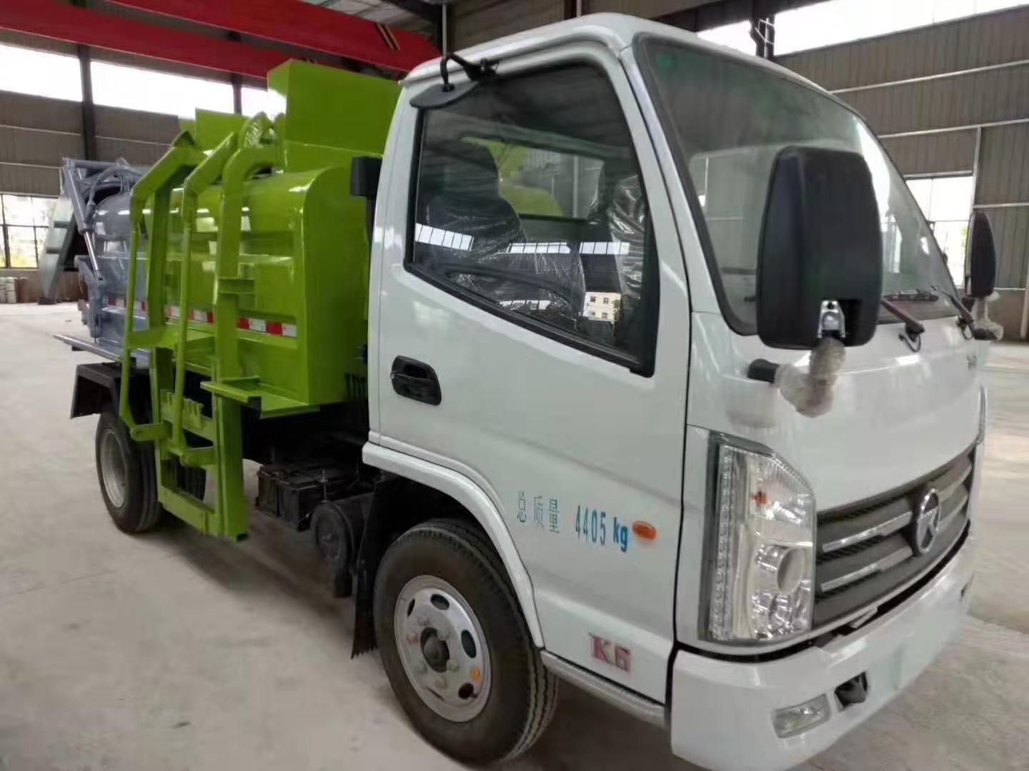 國六凱馬3方餐廚垃圾車圖片參數介紹