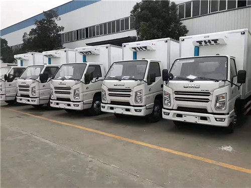 江鈴順達國六藍牌冷藏車批量發車了