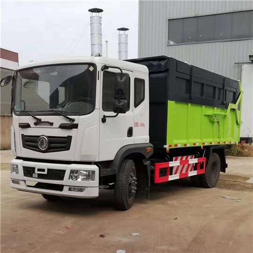 東風天然氣壓縮對接式垃圾車，是綠色環保首要車型 