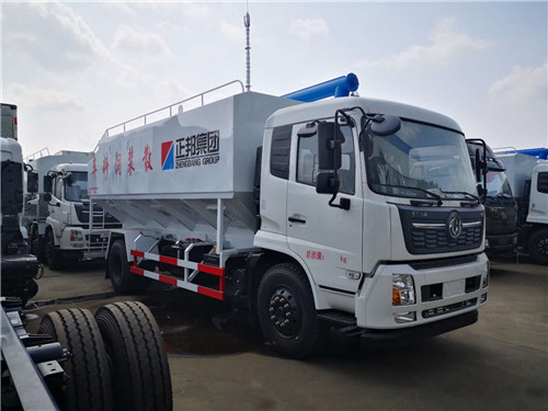 云南正邦定購(gòu)東風(fēng)天錦22方飼料車(chē)已發(fā)車(chē)