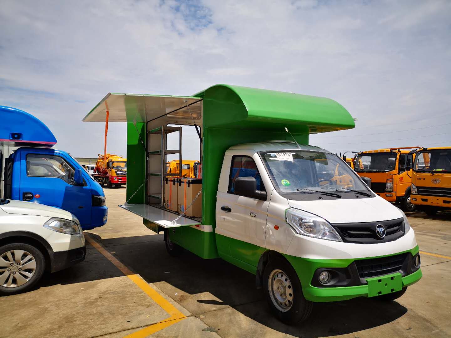 國六福田祥菱V1流動售貨車發貨了