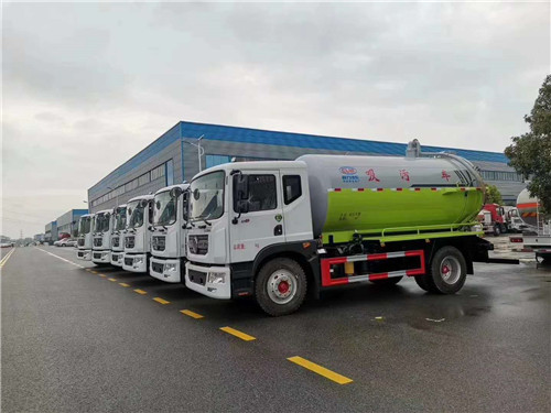 國六東風多利卡12方吸污車6臺齊發