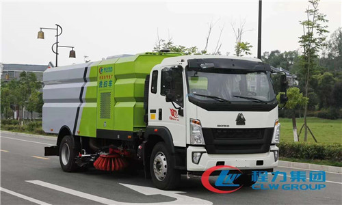 國六重汽洗掃車圖片參數介紹