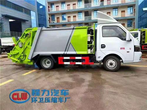 C證能駕駛室，國(guó)六東風(fēng)途逸3-4方壓縮垃圾車（柴油）推薦