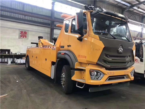  重汽豪瀚一拖一拖吊聯體清障車推薦