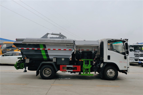 國六慶鈴五十鈴分類自裝卸式垃圾車價格圖片參數介紹