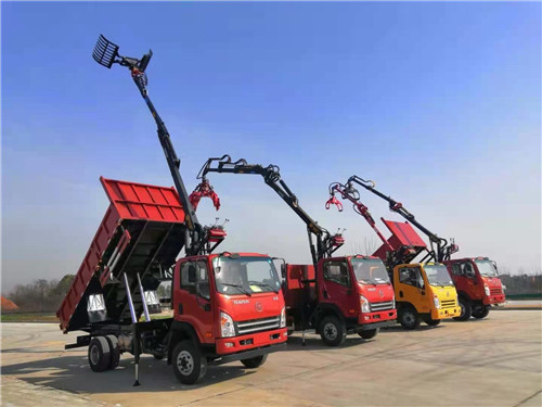 國六大運抓斗垃圾車圖片參數介紹