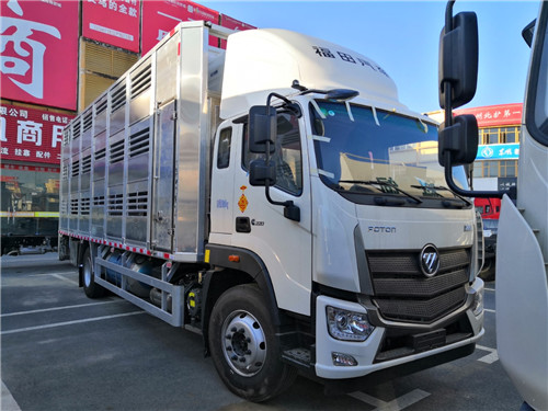 國六福田歐航7.8米畜禽運輸車公告+營運+環保齊全，提供整車合格證