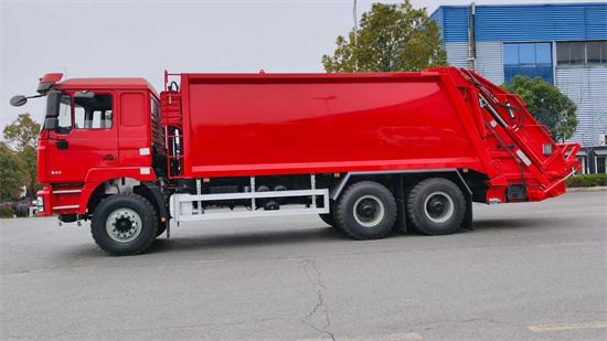 出口型陜汽后雙橋20立方壓縮垃圾車