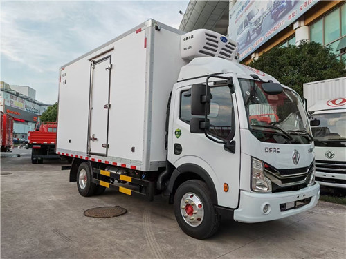 國六東風多利卡藍牌冷藏車
