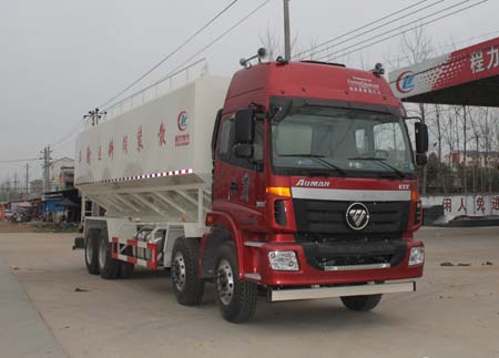 國(guó)四歐曼前四后八散裝飼料車