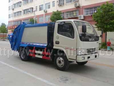 國五東風小多利卡5方壓縮式垃圾車 