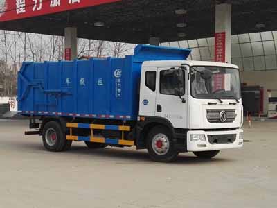 國五東風多利卡D9壓縮式對接垃圾車 